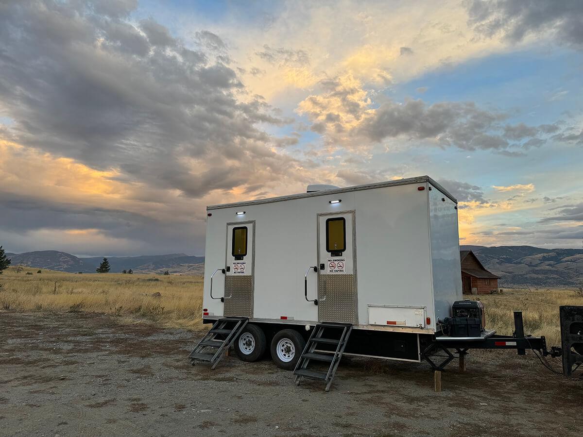 2 Room Restroom Trailer